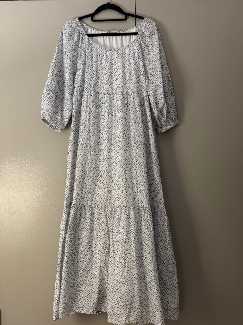& Other Stories Wide Tiered Midi Dress - Size 0
